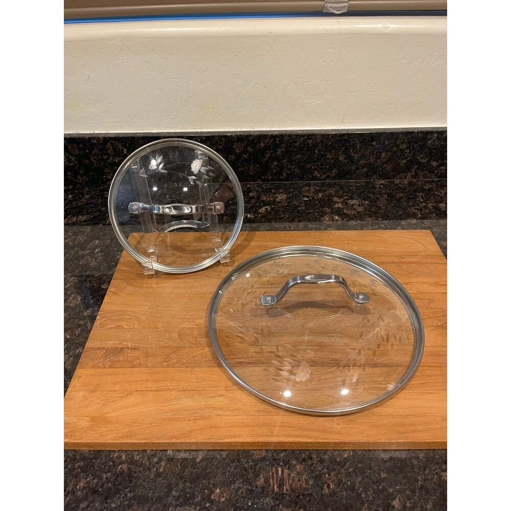 2 vintage princess house bakeware lids